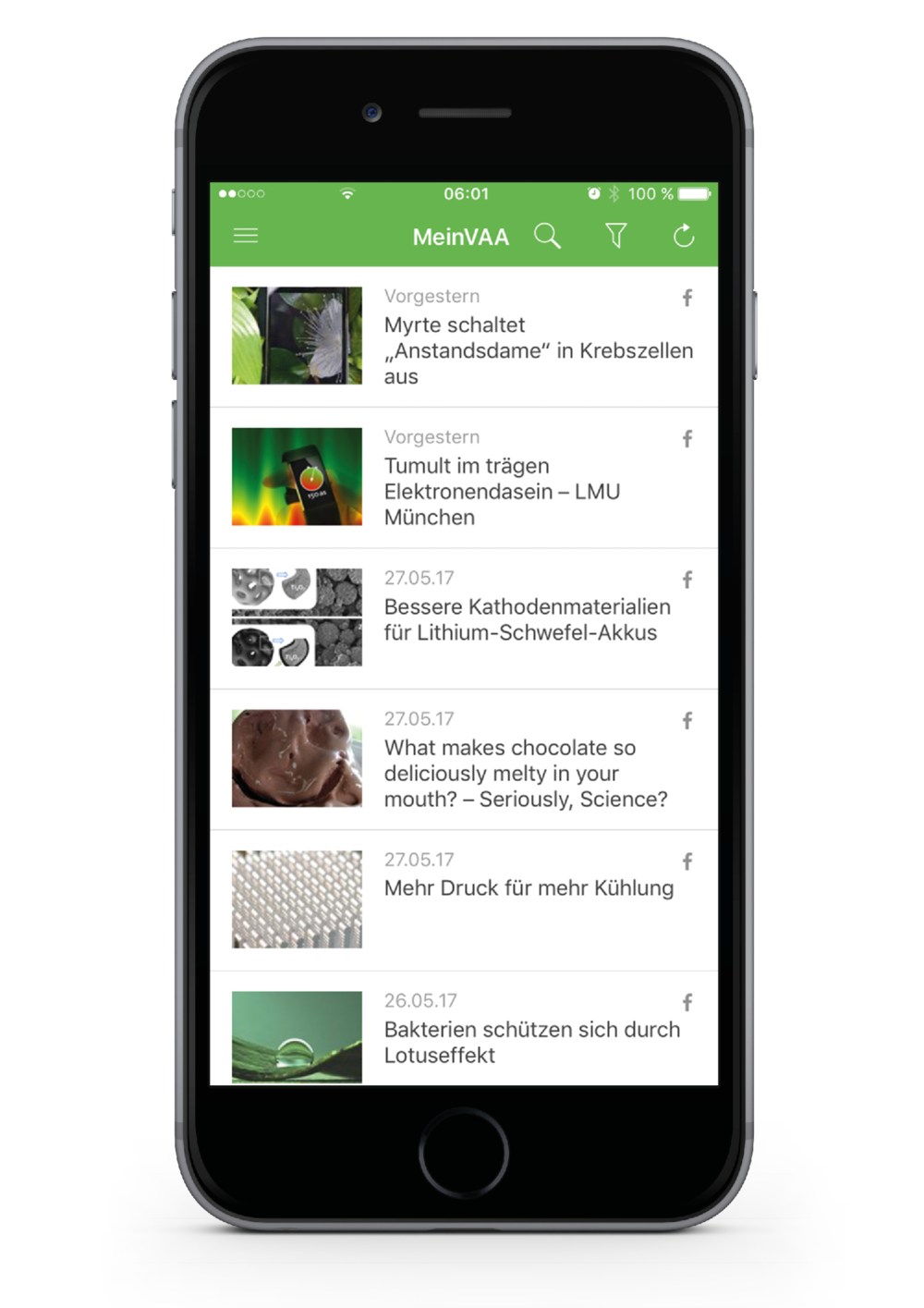 Besser informiert mit der VAA-NewsApp