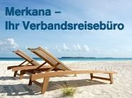 Anzeige des Reisebüros Merkana