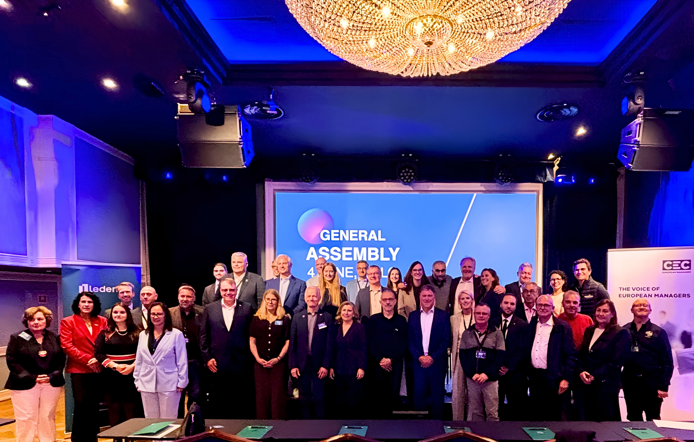 Gruppenbild von den Teilnehmenden an der Generalversammlung der CEC European Managers in Oslo.