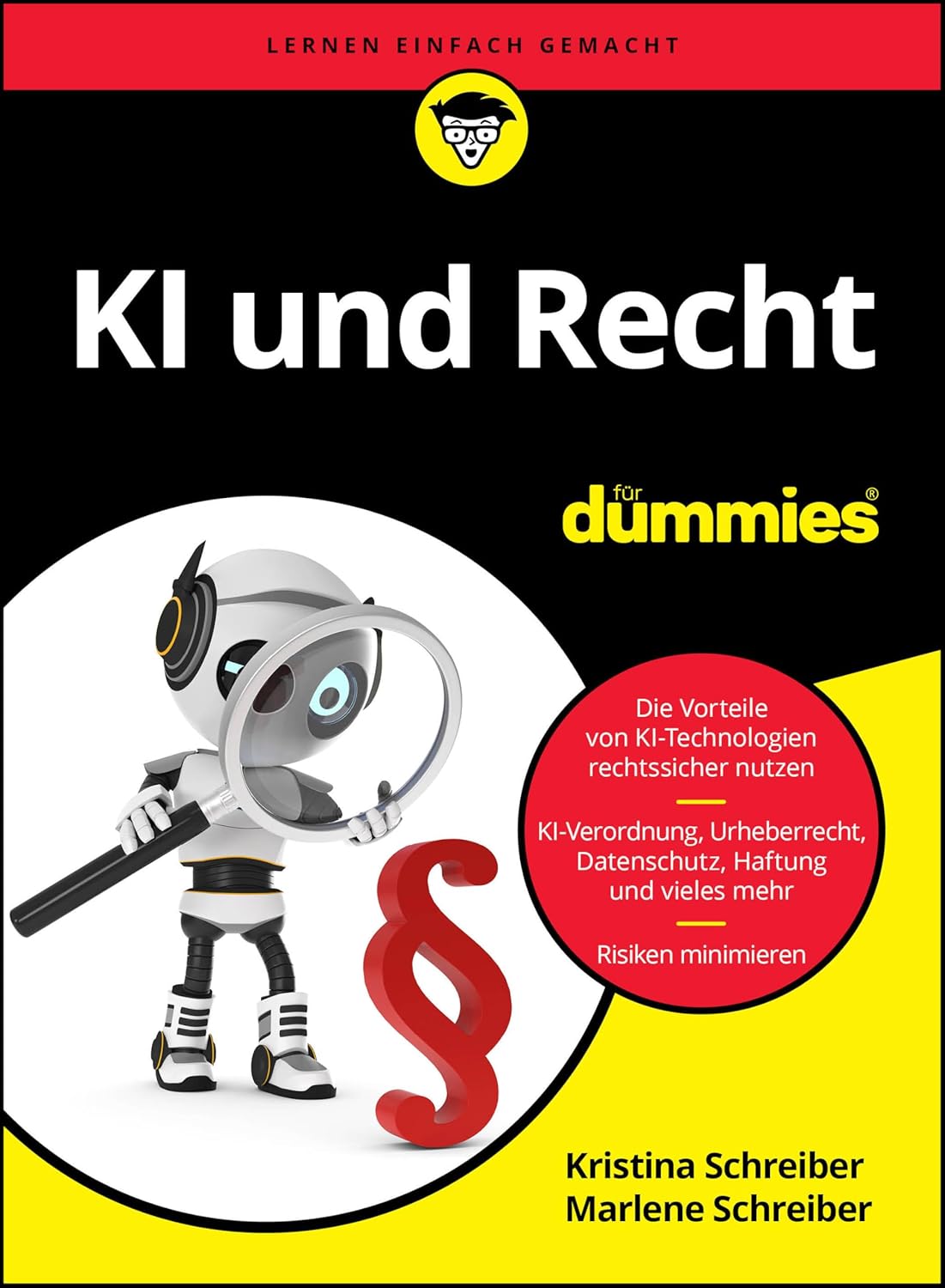 Cover des Buchs „KI und Recht für Dummies“, erschienen im Verlag Wiley-VCH.