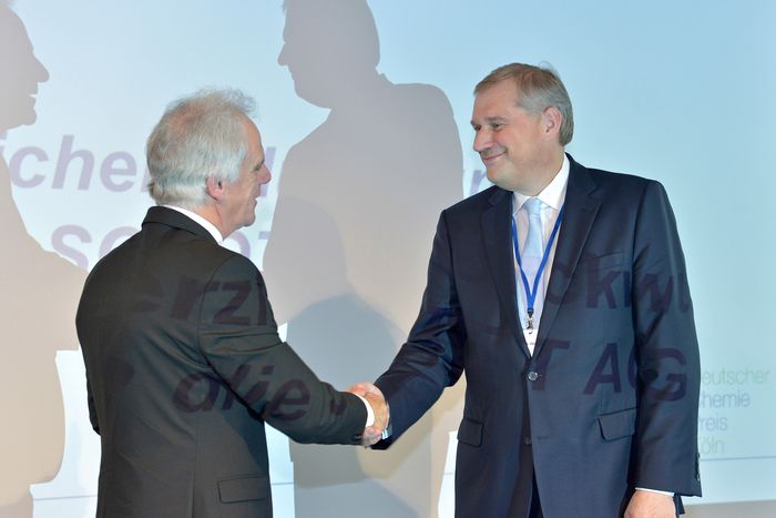 Deutscher Chemie-Preis Köln 2019 Preisübergabe